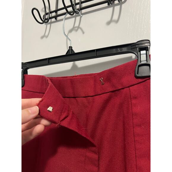 Vintage red wrap skirt - Picture 3 of 5